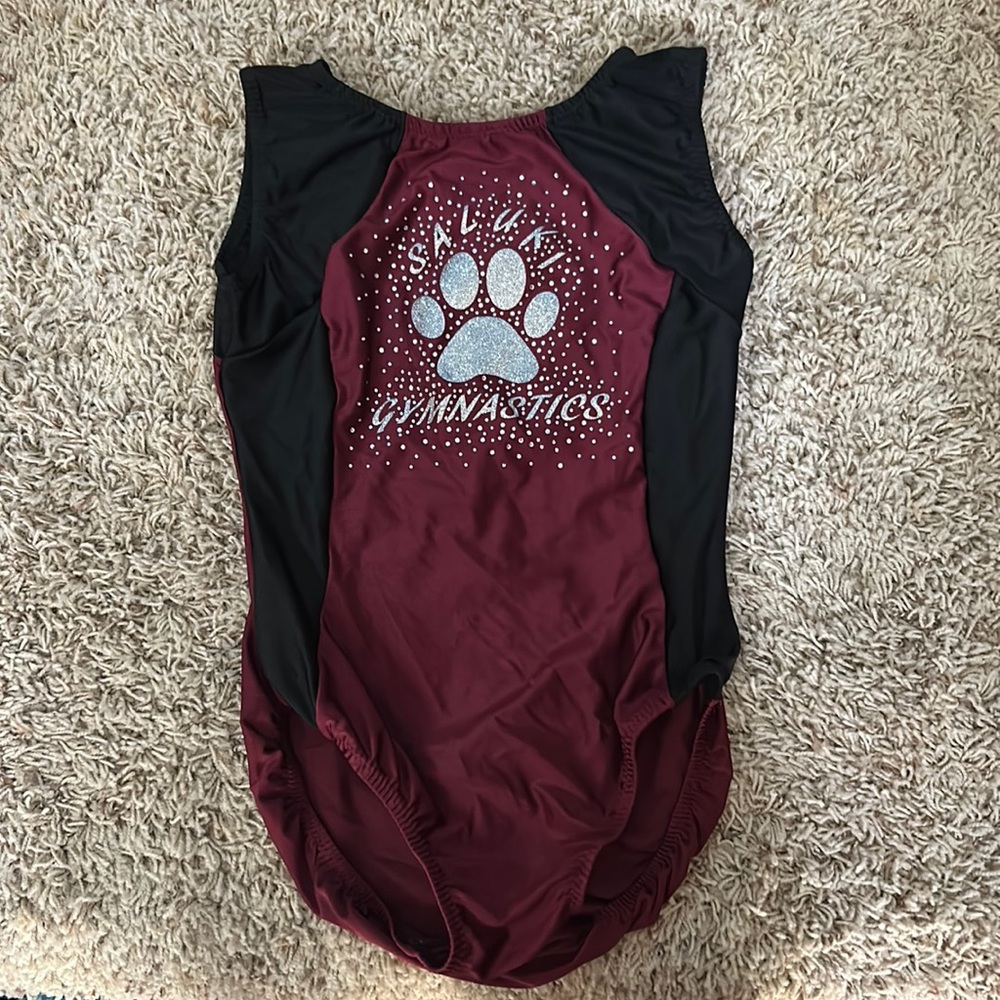 SIU saluki gymnastics leotard